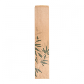 SACHETS BOULANGERIE "FEEL GREEN" 32 G/M2 9+3,5x46 CM NATUREL KRAFT (500 UNITÉ) - Garcia de Pou