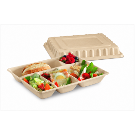 Plateau repas "Bio" 5 compartiments