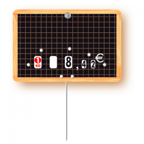 10 U. ÉTIQUETTES À PRIX MODIFIABLE  8x12x0,1 CM ASSORTI PVC (10 UNITÉS) - Garcia de Pou