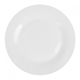 ASSIETTES PLATES  Ø 27 CM BLANC PORCELAINE (24 UNITÉ) - Garcia de Pou