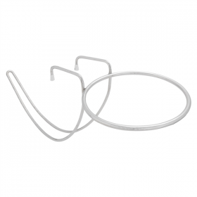 SUPPORT SEAU CHAMPAGNE TABLE  52,5x20,5x23 CM ARGENTE FIL METALLIQUE (1 UNITÉ) - Garcia de Pou