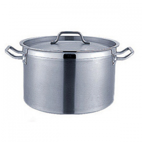BRAISIÈRE AVEC COUVERCLE 32 L Ø 42,3x26,5 CM ARGENTE INOX (1 UNITÉ) - Garcia de Pou