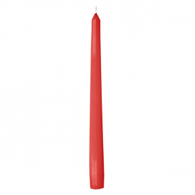2 U. BOUGIES  Ø2x25 CM ROUGE CIRE (1 UNITÉ) - Garcia de Pou