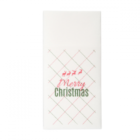 SERVIETTES KANGOUROU "RUDOLPH" 55 G/M2 40x40 CM BLANC AIRLAID (700 UNITÉ) - Garcia de Pou
