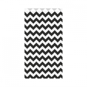 SACHETS PLATS LISERÉ  60 G/M2 19+8x35 CM NOIR CELLULOSE (250 UNITÉ) - Garcia de Pou