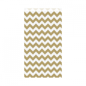 SACHETS PLATS LISERÉ  60 G/M2 19+8x35 CM OR CELLULOSE (250 UNITÉ) - Garcia de Pou