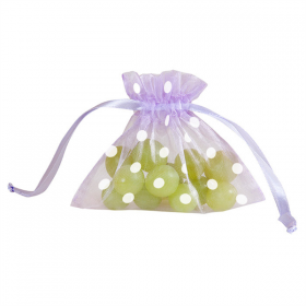 48 U. SACHETS ORGANDY AVEC FERMETURE-À POIS  12,5x11 CM LAVANDE MICROFIBRE (1 UNITÉ) - Garcia de Pou