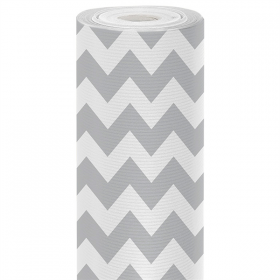 PAPIER CADEAU 50 M LISERÉ  60 G/M2 70 CM ARGENTE CELLULOSE (1 UNITÉ) - Garcia de Pou
