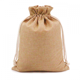 48 U. SACHETS AVEC FERMETURE  15x24 CM NATUREL JUTE (1 UNITÉ) - Garcia de Pou