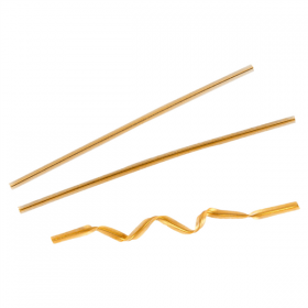 FERMETURES SACHETS  9,5 CM DORE METAL (100 UNITÉ) - Garcia de Pou