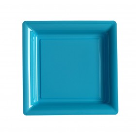 ASSIETTE JETABLE TURQUOISE 29cm