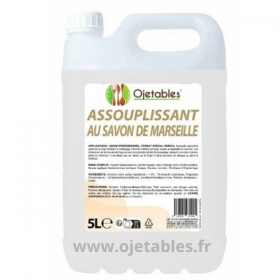 Assouplissant professionnel au savon de Marseille  - 5litres