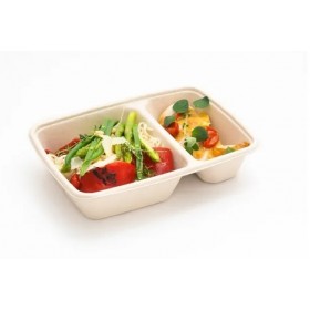 Boite repas BIO 2 COMPARTIMENTS 800ML