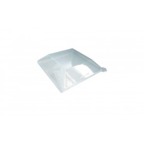 Couvercle pour assiette carré 16cm pulpe