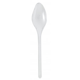 CUILLERE A SOUPE PLASTIQUE RIGIDE 180mm Réutilisable