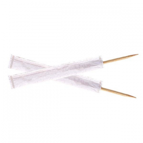 CURE-DENTS ENVELOPPÉS INDIVIDUELLEMENT 6,5 CM