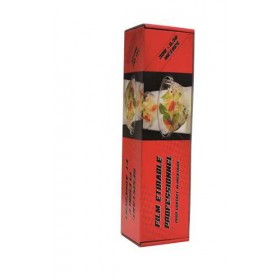 1 Rouleau film etirable alimentaire 300x0.45 avec boite distributrice +zip