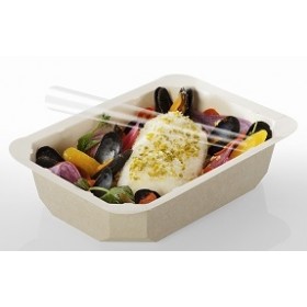 Barquette, assiette scellable en carton Food K 