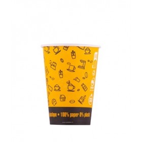 GOBELET CARTON DECOR 18/20cl -7oz  100% PAPIER