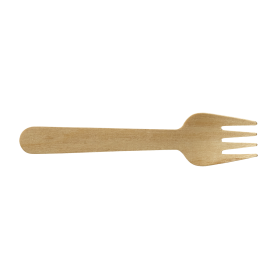 Mini fourchette bois 95 mm