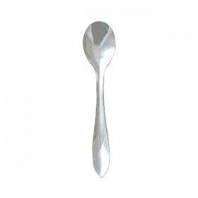 Petite cuillère argent inox 10,5 cm + rigide