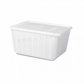 BOITE INJECTEE RIGIDE "CARTY BOX" 1800ml avec couvercle