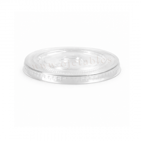 COUVERCLE PLAT SANS TROU POUR COUPE DESSERT 9oz /260ml personnalisée en 1 couleur 