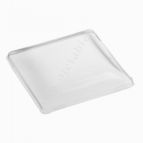 Couvercle pour saladier biodégradable 900 ml bombé