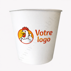 Bucket Carton 5L personnalisé Multicouleurs