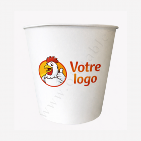 Bucket Carton 3L personnalisé Multicouleurs
