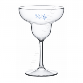 VERRE MARGARITA Incassable et Réutilisable en Tritan 30cl - Personnalisé en 1 couleur