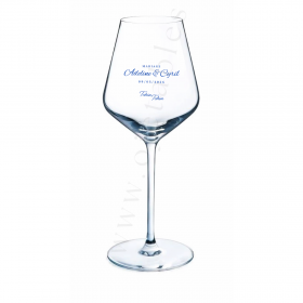 Verre à vin CABERNET/gourmet réutilisable en TRITAN 45cl - Personnalisé en 1 couleur