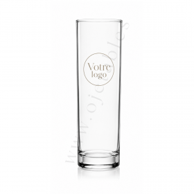 Verre tube Incassable & réutilisable en Tritan 22cl - personnalisé en 1 couleur