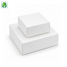 BOITE PATISSIERE BLANCHE 14X14X7