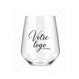 Verre Vivo à eau incassable et réutilisable en Tritan 40 cl - Personnalisé 1 couleur 