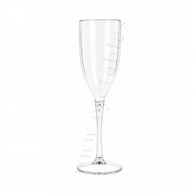 Flute à champagne Incassable et Réutilisable en SAN 12/15cl