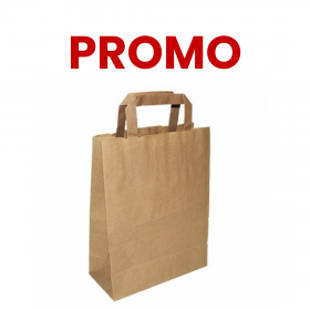 Sac Papier Kraft 22+10x28cm 