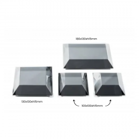 KIT ravier 4 CUBIK noir "AF" (pour 100 plateaux)