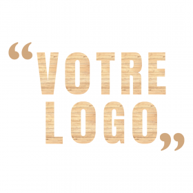 Option gravure sur 100 couvercles de boites en bois