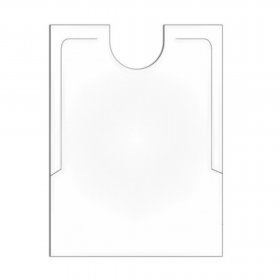 BAVOIRS POUR ADULTE 38,3x48 CM BLANC CPE