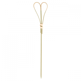 PIQUE EN BAMBOU "COEUR" 15cm