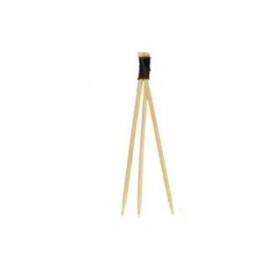 Pique trident en bambou - 6cm