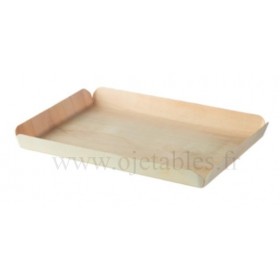 PLATEAU "MADERA" avec ou sans couvercle 30x21cm