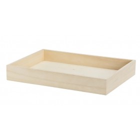 Plateau bois 300x200x40mm Eco
