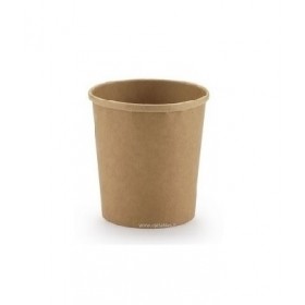 POT EN CARTON KRAFT 350ml Ø 90mm