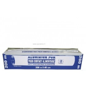 1 ROULEAU ALUMINIUM 200mx440mm / boite distrib.