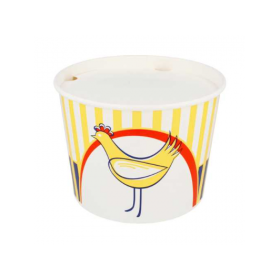 BUCKET POULET + COUVERCLES 2550 ML 