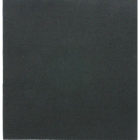  SERVIETTES NOIR  PAPIER OUATE DOUBLE POINT 33x33