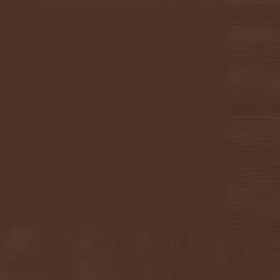 SERVIETTES PAPIER OUATE CHOCOLAT 38x38