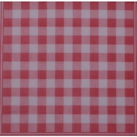 Serviette papier Double point vichy-Rouge 40x40